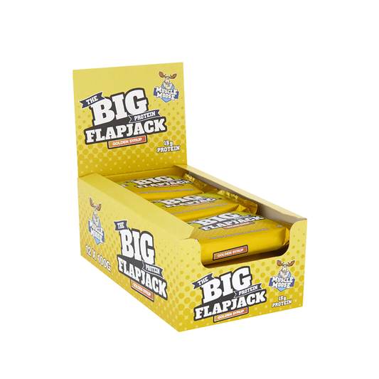 Muscle Moose - The Big Protein Flapjack - Golden Syrup (12x100g)