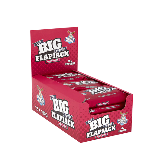Muscle Moose - The Big Protein Flapjack - Mixed Berry (12x100g)