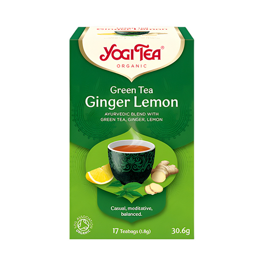 Yogi Tea - Organic Green Tea Ginger Lemon (17 Teabags)