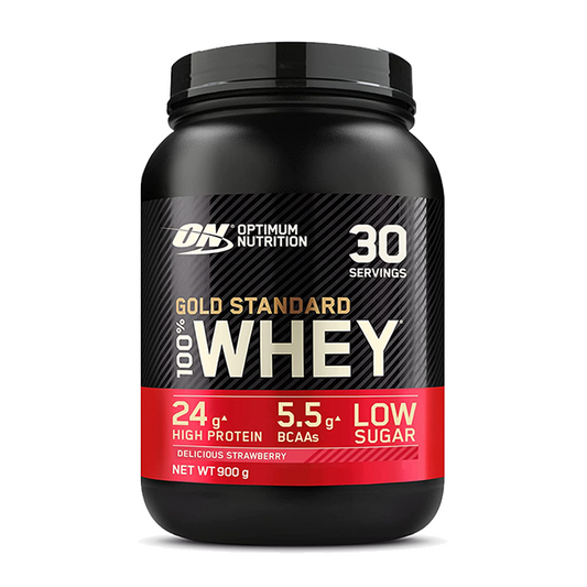 Optimum Nutrition - Gold Standard 100% Whey Protein - Delicious Strawberry (900g)